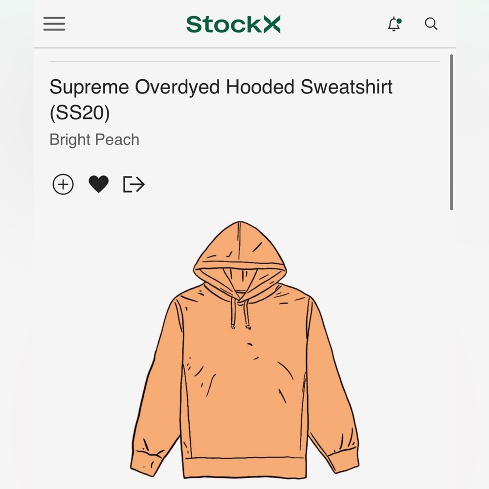 Supreme OverDyed Hoodie Sweatshirt